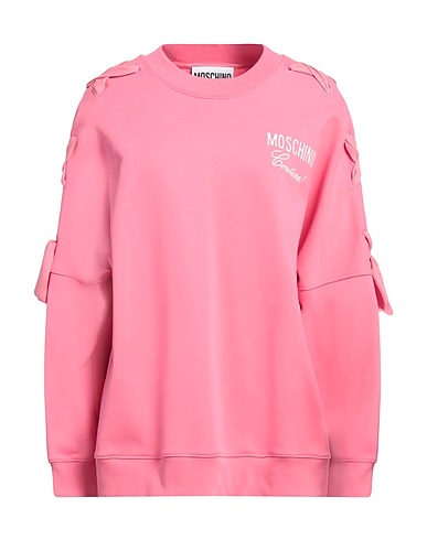 MOSCHINO Felpa COUTURE Rosa 100% Cotone, Seta