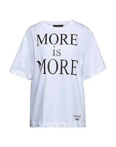 BOUTIQUE MOSCHINO T-shirt White 100% Cotton