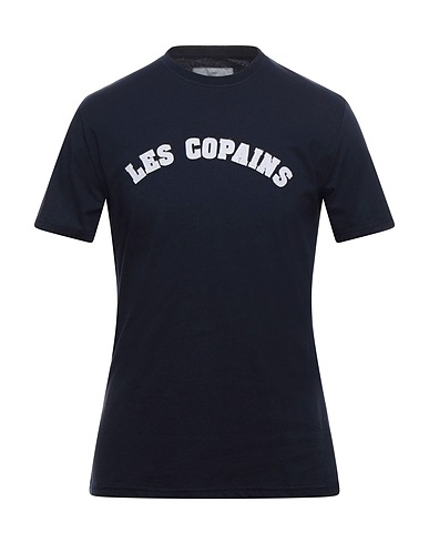 LES COPAINS T-shirt Midnight blue 100% Cotton
