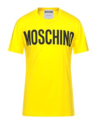 MOSCHINO T-Shirt Gelb 100% Baumwolle