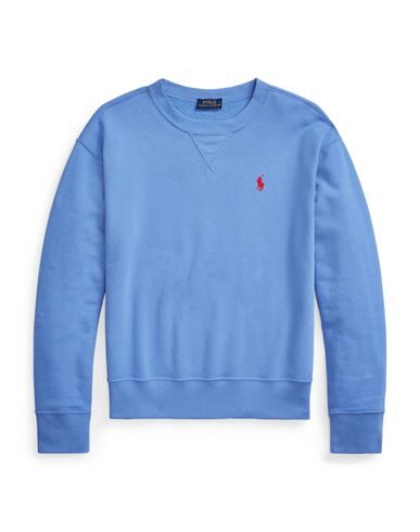 Polo Ralph Lauren Embroidered Logo Crew-neck Sweatshirt In Sky Blue