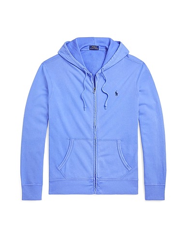 POLO RALPH LAUREN Felpa COTTON SPA TERRY HOODIE
 Blu chiaro 100% Cotone