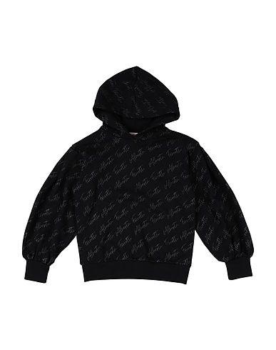 ALBERTA FERRETTI Hooded track jacket  Black 100% Cotton