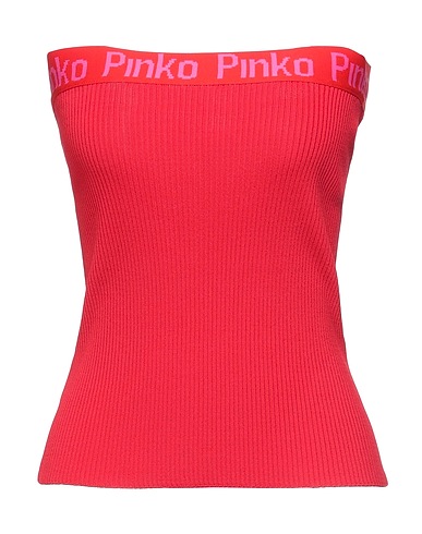 PINKO Top Red 65% Viscose, 35% Polyamide