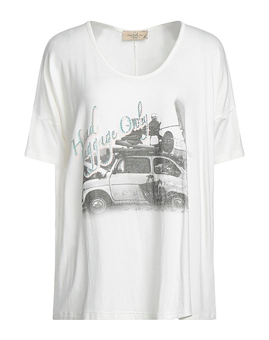 JUST FOR YOU T-Shirt Elfenbein 95% Viskose, 5% Elastan