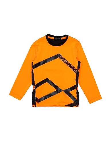 LOTTO T-shirt Arancione 84% Poliestere, 16% Elastan