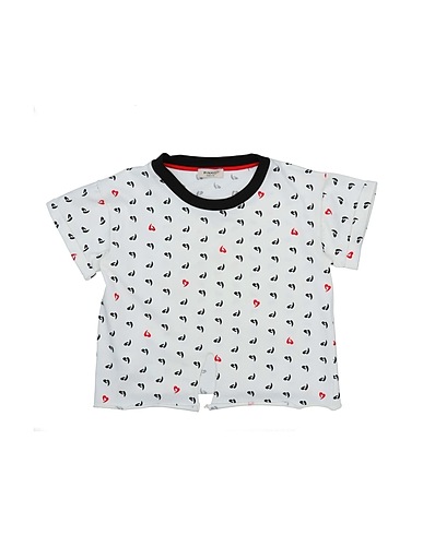 PINKO UP T-shirt Ivory 92% Cotton, 8% Elastane