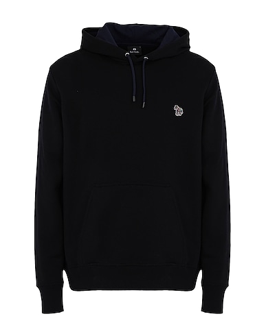 PS PAUL SMITH Felpa MENS REG FIT HOODIE
 Nero 100% Cotone organico