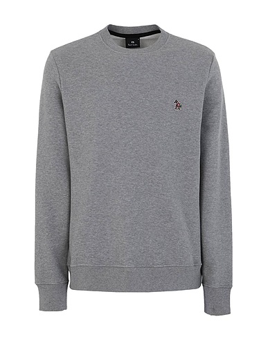 Shop Ps By Paul Smith Ps Paul Smith Mens Reg Fit Sweatshirt Man Sweatshirt Grey Size S Organic Cotton