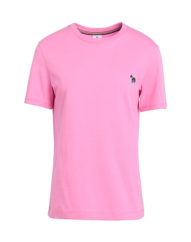 PS PAUL SMITH Basic T-shirt WOMENS ZEBRA T-SHIRT
 Pink 100% Organic cotton