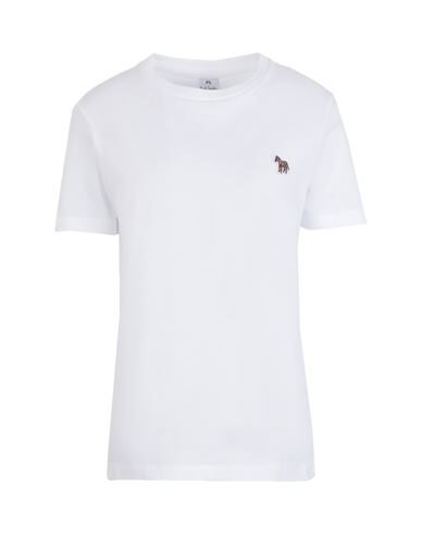 Ps By Paul Smith Logo-patch Organic Cotton T-shirt In White