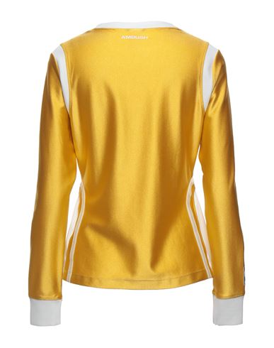 Shop Nike Woman T-shirt Ocher Size Xl Nylon, Elastane, Polyester In Yellow