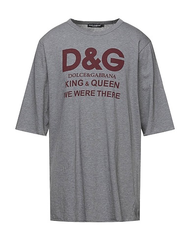 DOLCE&GABBANA T-shirt Grey 100% Cotton