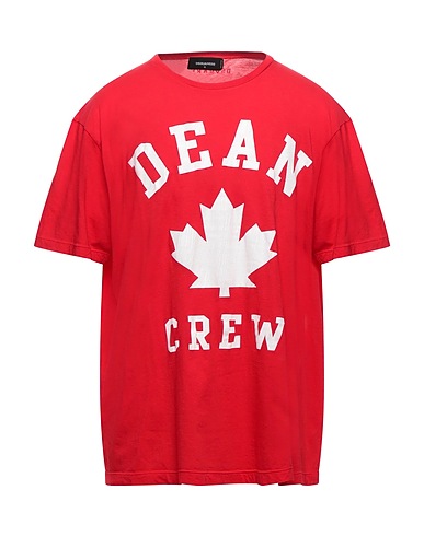 DSQUARED2 Oversize-T-Shirt Red 100% Cotton