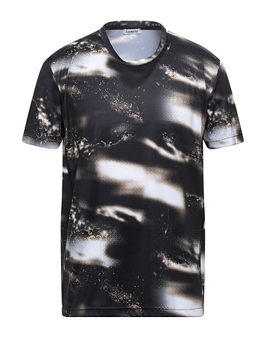 BIKKEMBERGS Camiseta Negro 100% Poliéster