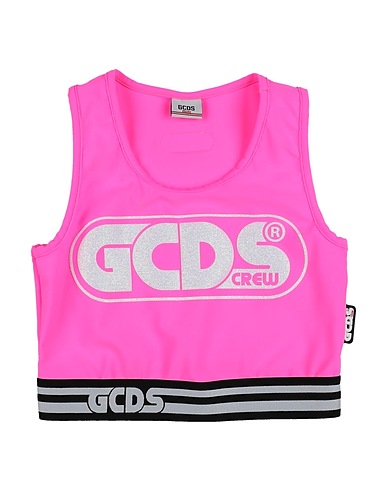 GCDS MINI Canotta Fucsia 82% Poliestere, 18% Elastan