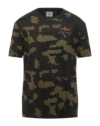 AERONAUTICA MILITARE T-shirt Military green 100% Cotton