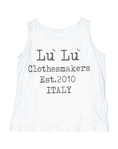 L:Ú L:Ú by MISS GRANT Tank top Silver 100% Cotton
