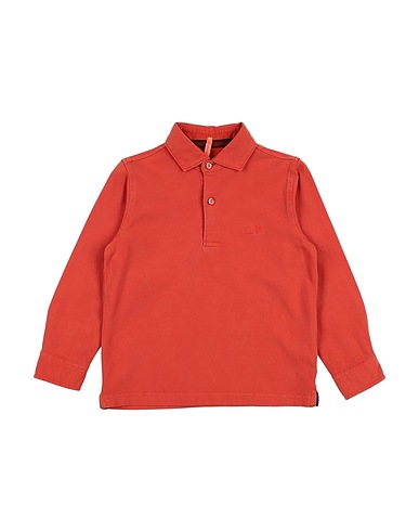 SUN 68 Polo Arancione 95% Cotone, 5% Elastan