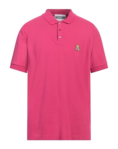 MOSCHINO Polo shirt Fuchsia 100% Cotton