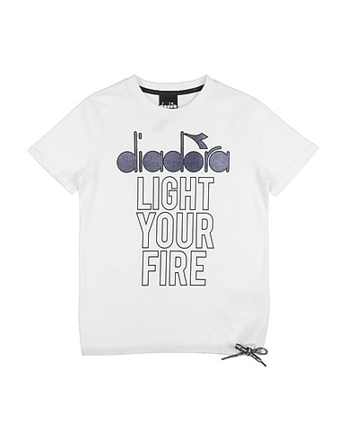 DIADORA T-shirt White 100% Cotton