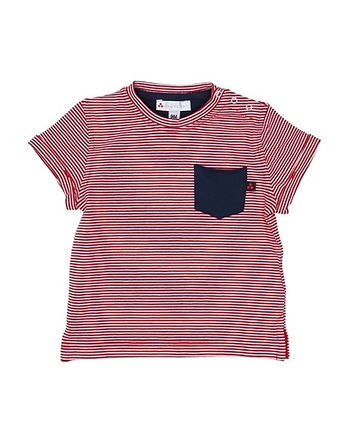 PEUTEREY T-shirt Red 95% Cotton, 5% Elastane