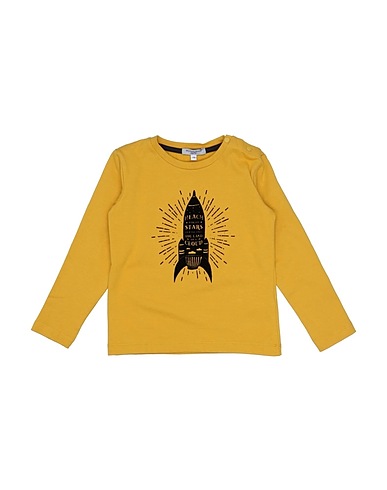 SILVIAN HEACH T-shirt Ocher 95% Cotton, 5% Elastane