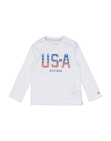 TOMMY HILFIGER T-shirt White 100% Cotton