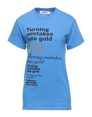 CIRCUS HOTEL T-shirt Azure 100% Cotton