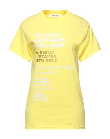 CIRCUS HOTEL T-shirt Pastel yellow 100% Cotton