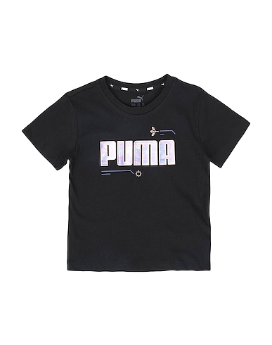 PUMA T-shirt Alpha Tee G
 Black 100% Cotton