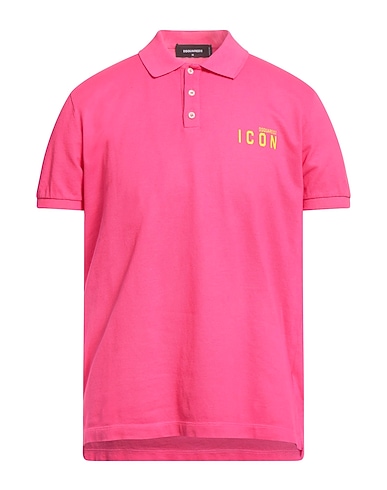 DSQUARED2 Polo shirt Fuchsia 100% Cotton