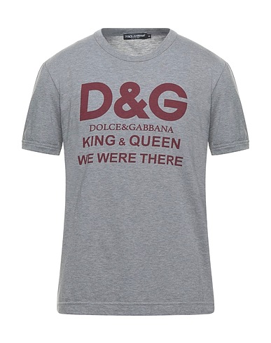 DOLCE&GABBANA T-shirt Grey 100% Cotton