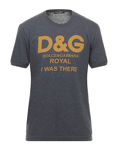 DOLCE&GABBANA T-shirt Grey 100% Cotton