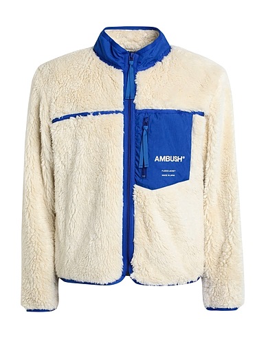 AMBUSH Teddy Coat White 70% Acrylic, 15% Polyester, 15% Cotton