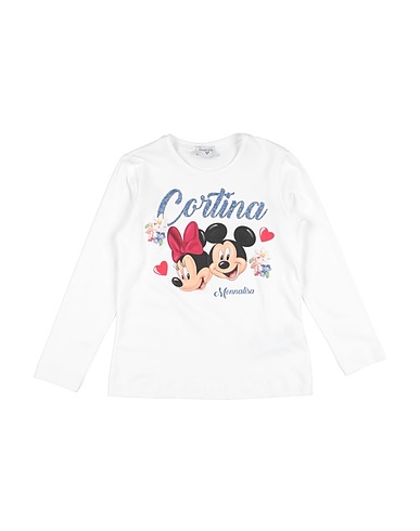 MONNALISA T-shirt White 93% Cotton, 7% Elastane