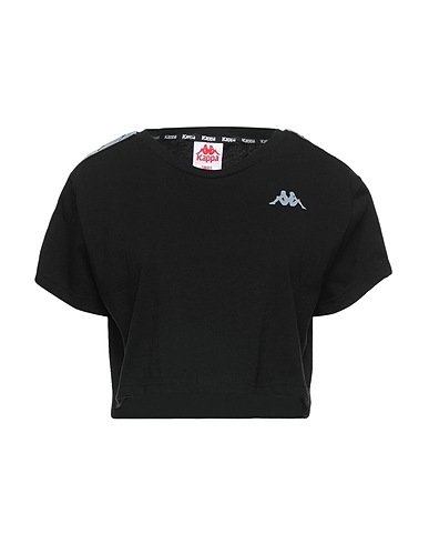 KAPPA Basic T-shirt Black 100% Cotton
