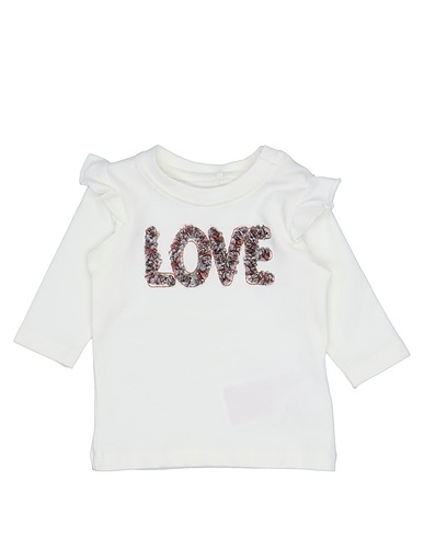 NAME IT® T-shirt White 95% Cotton, 5% Elastane