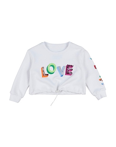 LOVE THERAPY Sweatshirt White 100% Cotton