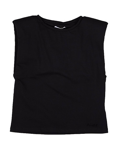 L:Ú L:Ú by MISS GRANT Débardeur Noir 96% Coton, 4% Élasthanne