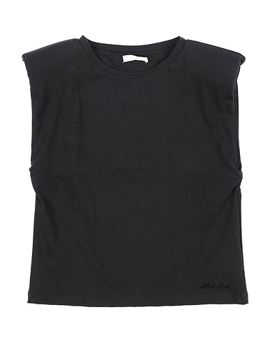 L:Ú L:Ú by MISS GRANT T-shirt Black 96% Cotton, 4% Elastane