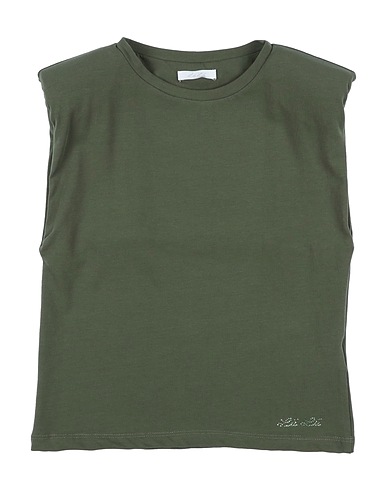 L:Ú L:Ú by MISS GRANT T-shirt Military green 96% Cotton, 4% Elastane