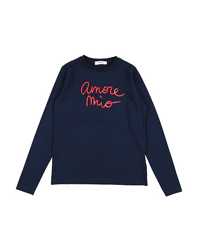 VICOLO T-shirt Blu notte 90% Cotone, 10% Elastan