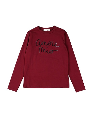 VICOLO T-shirt Bordeaux 90% Cotone, 10% Elastan