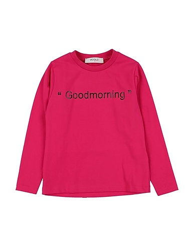 VICOLO T-shirt Fuchsia 90% Cotton, 10% Elastane