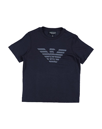 EMPORIO ARMANI T-shirt Midnight blue 100% Cotton