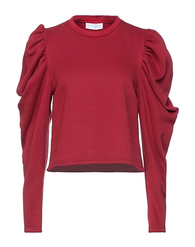 WEILI ZHENG Sweatshirt Brick red 65% Cotton, 35% Polyester