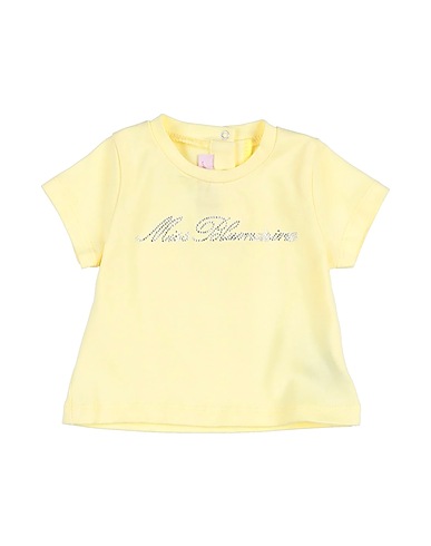 MISS BLUMARINE T-Shirt Gelb 96% Baumwolle, 4% Elastan