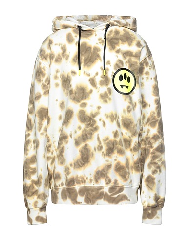 BARROW Hooded track jacket  White 100% Cotton