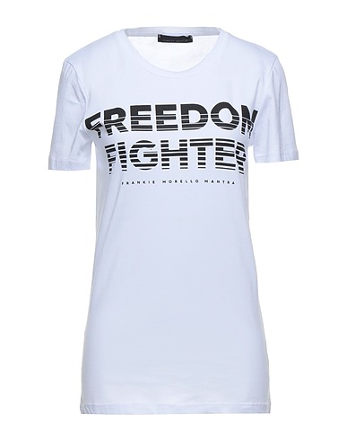 FRANKIE MORELLO Ｔシャツ ホワイト コットン 90% / ポリウレタン 10%